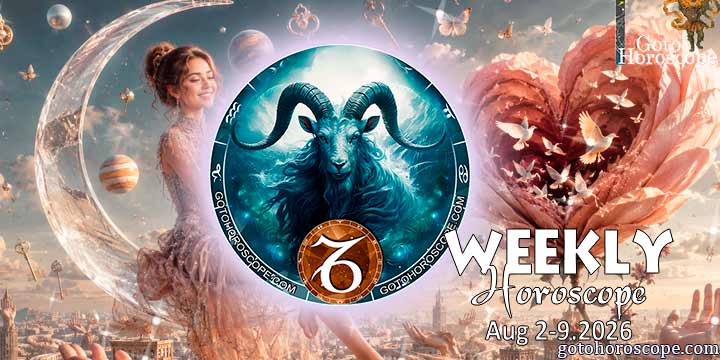 Capricorn week horoscope August 2—8, 2026