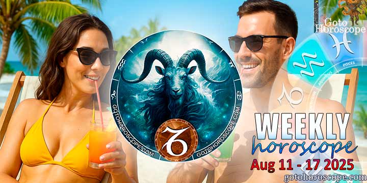 Capricorn week horoscope August 11—17, 2025