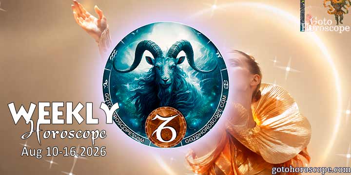 Capricorn week horoscope August 10—16, 2026