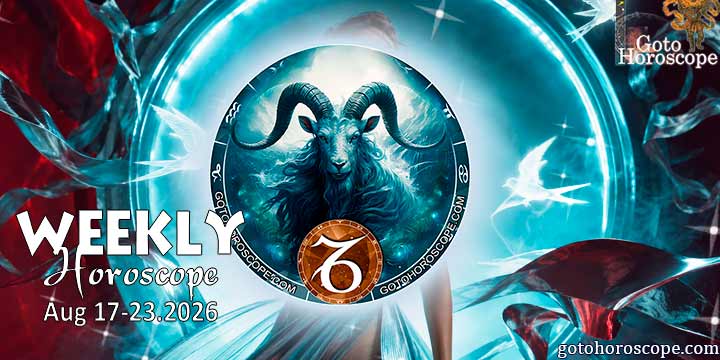 Capricorn week horoscope August 17—23, 2026