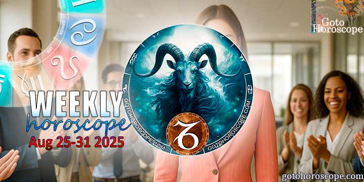 Capricorn week horoscope August 25—31, 2025
