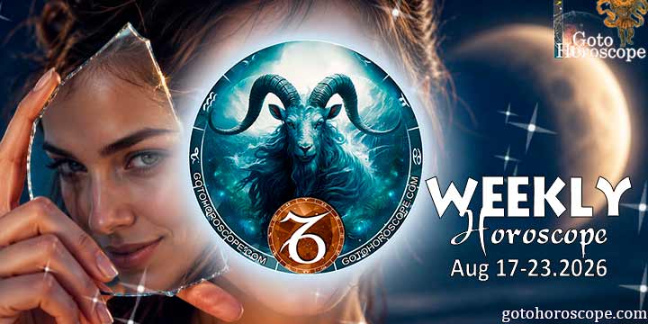 Capricorn week horoscope August 24—30, 2026
