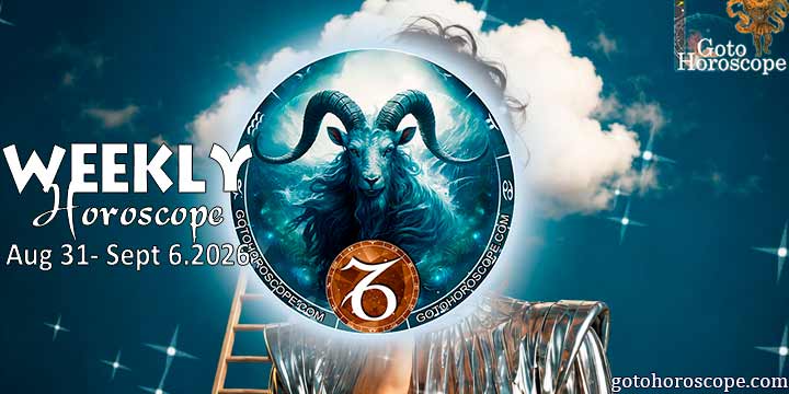 Capricorn week horoscope August 31—September 6, 2026