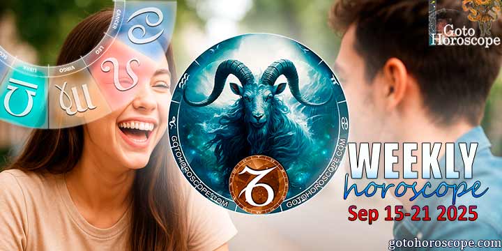 Capricorn week horoscope September 15—21, 2025