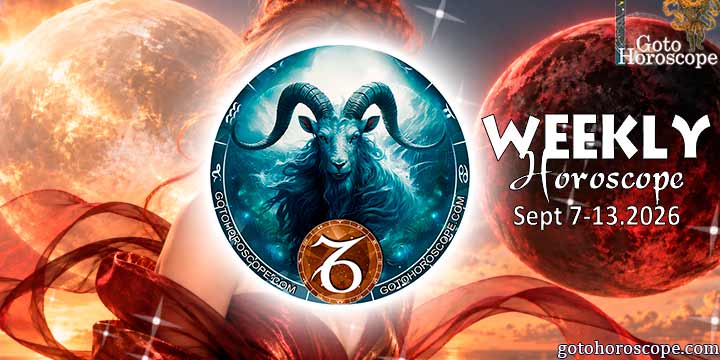 Capricorn week horoscope September 14—20, 2026