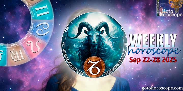 Capricorn week horoscope September 22—28, 2025