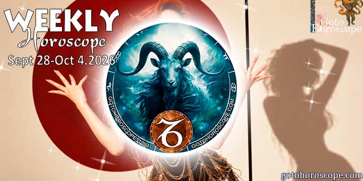 Capricorn week horoscope September 28—October 4, 2026
