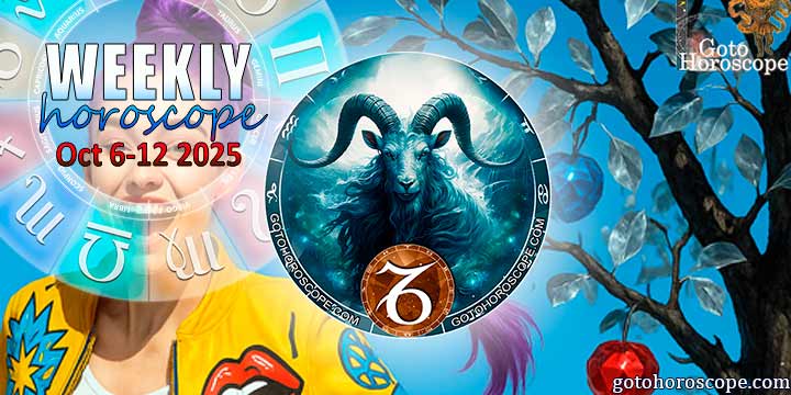 Capricorn week horoscope October 6—12, 2025