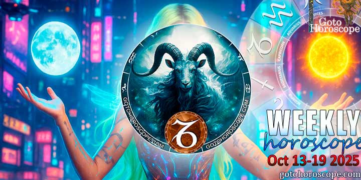 Capricorn week horoscope October 13—19, 2025