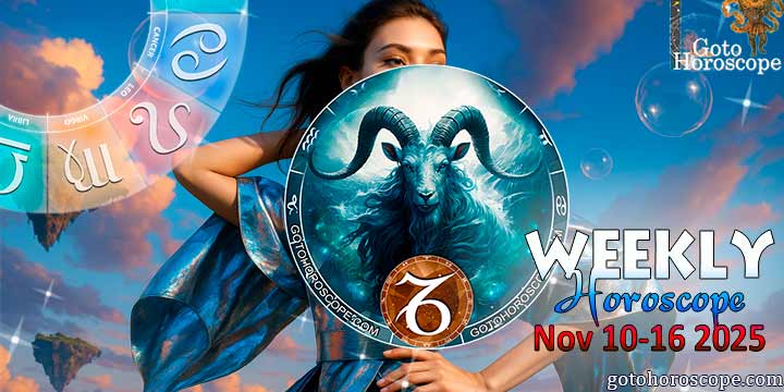 Capricorn week horoscope November 10—16, 2025