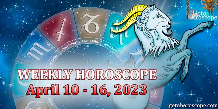 Capricorn week horoscope April 10—16 2023