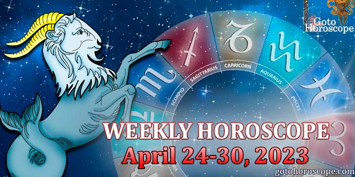 Capricorn week horoscope April 24-30, 2023