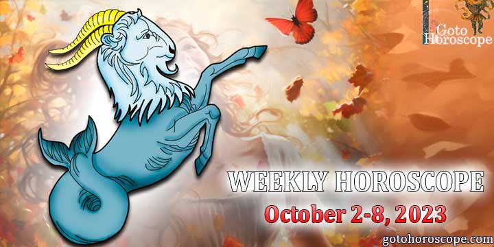 Capricorn week horoscope October 2—8. 2023