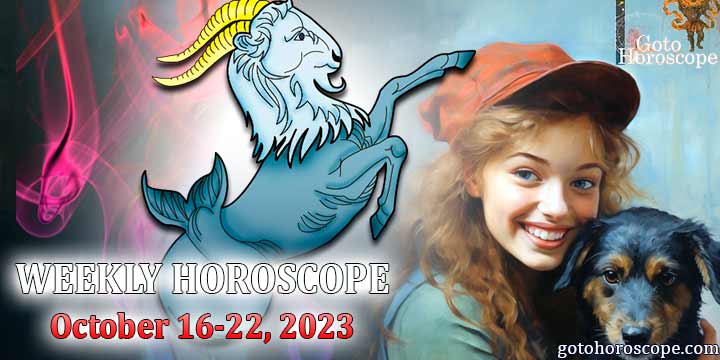 Capricorn week horoscope October 16—22, 2023