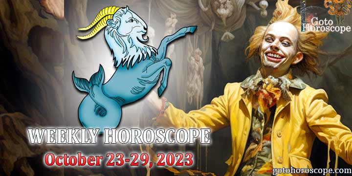 Capricorn week horoscope October 23—29, 2023