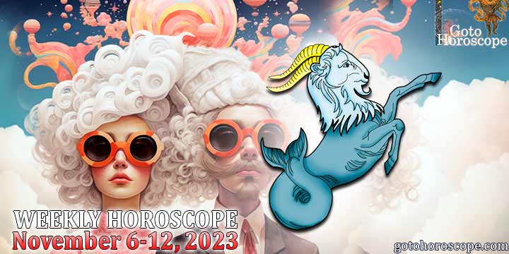 Capricorn week horoscope November 6—12, 2023
