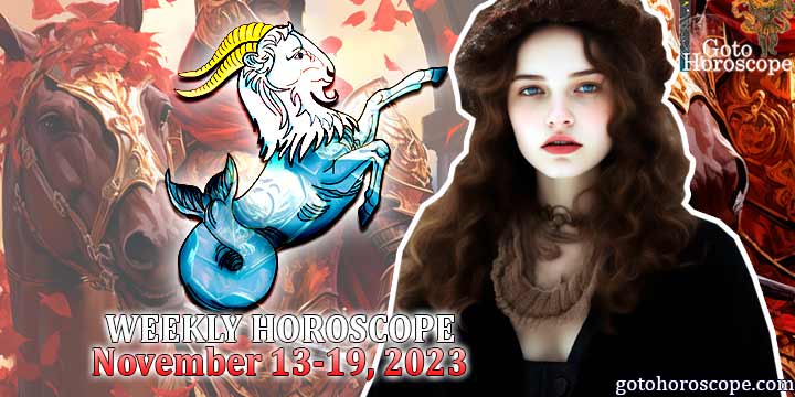 Capricorn week horoscope November 13—19