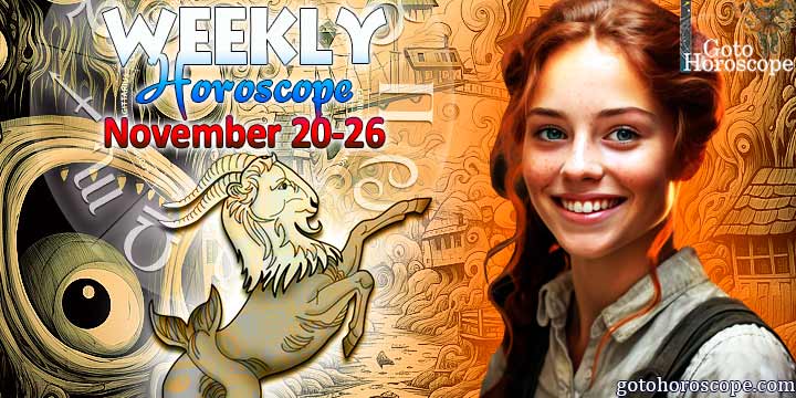 Capricorn week horoscope November 20—26, 2023