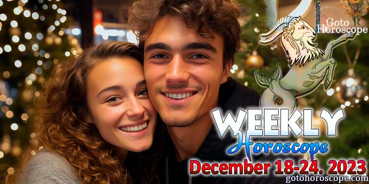 Capricorn week horoscope December 18—24 2023