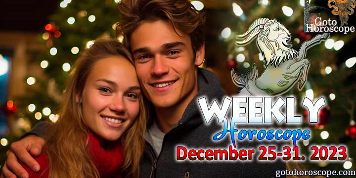 Capricorn week horoscope December 25—31