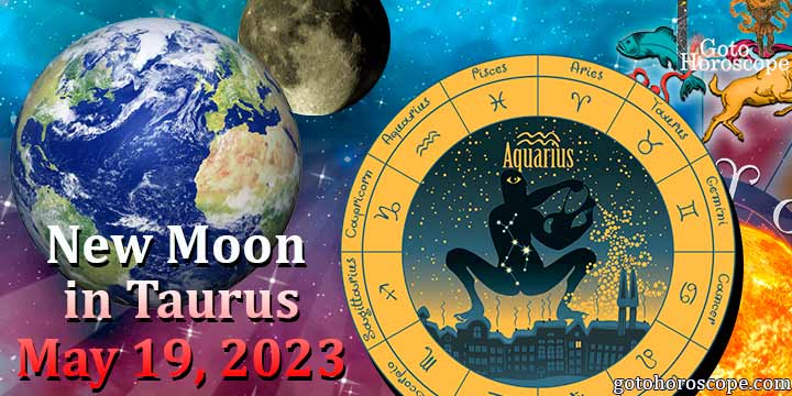 Horoscope Aquarius: New Moon on May 19, 2023