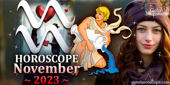 Aquarius monthly Horoscope for November 2023 