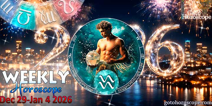 Aquarius week horoscope December 28—3, 2025