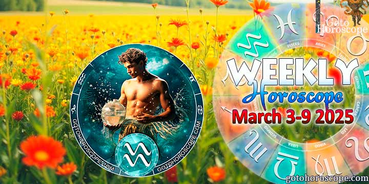 Aquarius week horoscope March 3—9, 2025