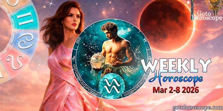 Aquarius week horoscope March 2—8, 2026