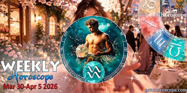Aquarius week horoscope March 30—April 5, 2026