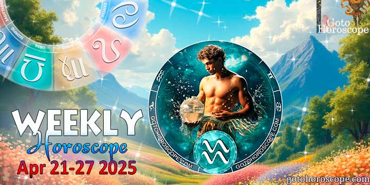 Aquarius week horoscope April 21—27, 2025