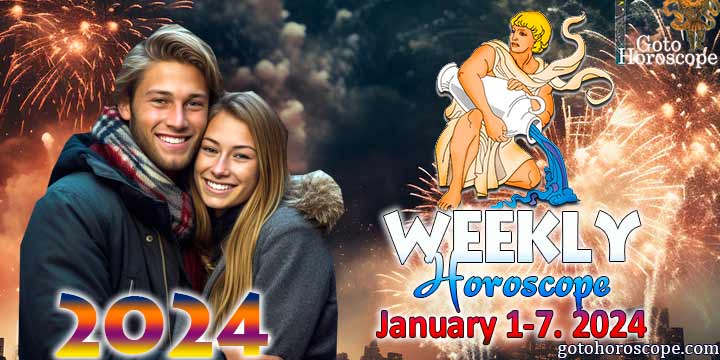 Aquarius week horoscope January 1—7. 2024