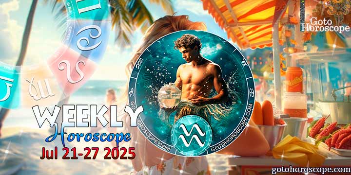 Aquarius week horoscope July 21—27, 2025