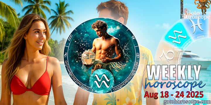 Aquarius week horoscope August 18—24, 2025