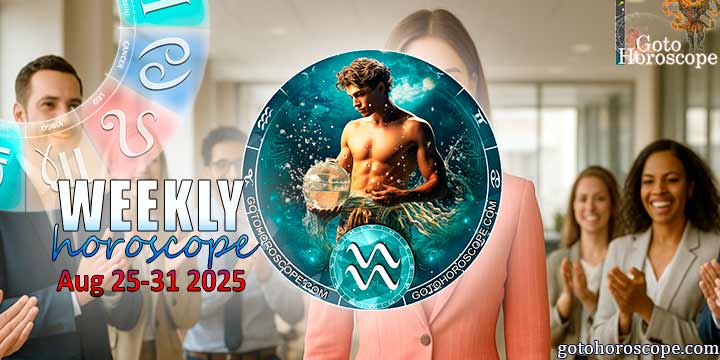 Aquarius week horoscope August 25—31, 2025