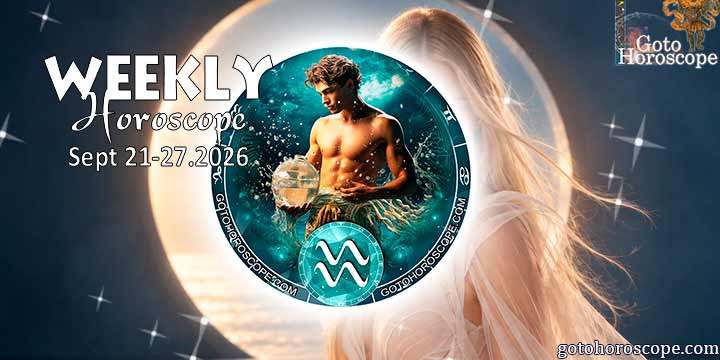 Aquarius week horoscope September 21—27, 2026