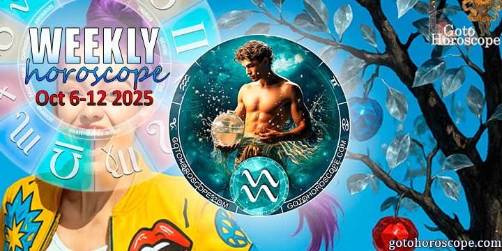 Aquarius week horoscope October 6—12, 2025