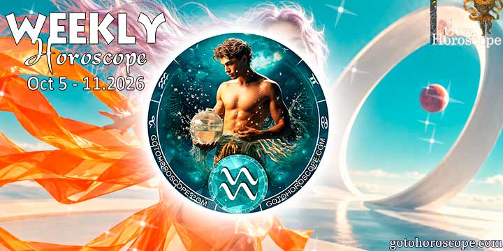 Aquarius week horoscope October 5—11, 2026