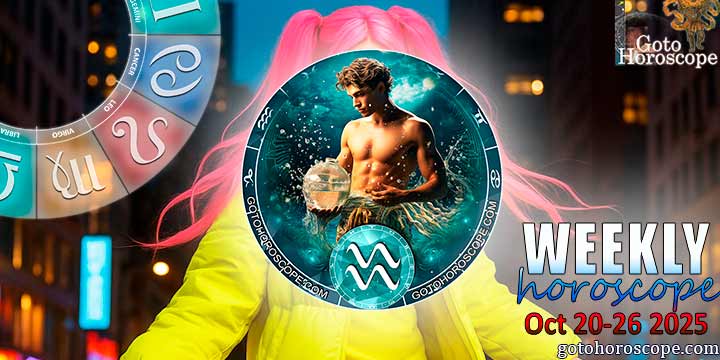 Aquarius week horoscope October 20—26, 2025