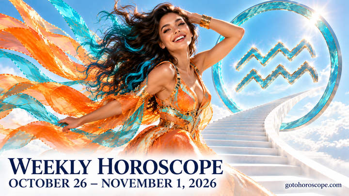 Aquarius week horoscope October 26—November 1, 2026