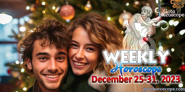 Aquarius week horoscope December 25—31