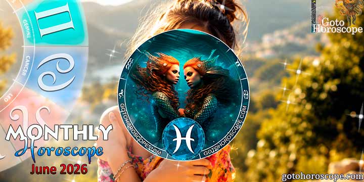 Pisces monthly horoscope June—2026
