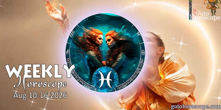 Pisces week horoscope August 10—16, 2026