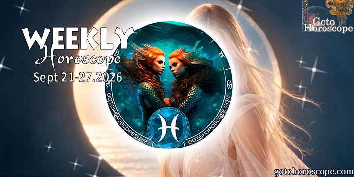 Pisces week horoscope September 21—27, 2026