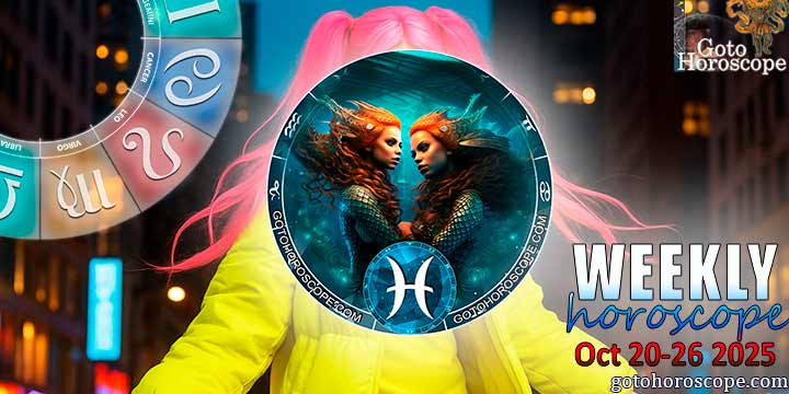 Pisces week horoscope October 20—26, 2025