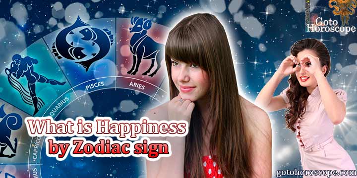 Where Happiness lies in your heart by Zodiac sign