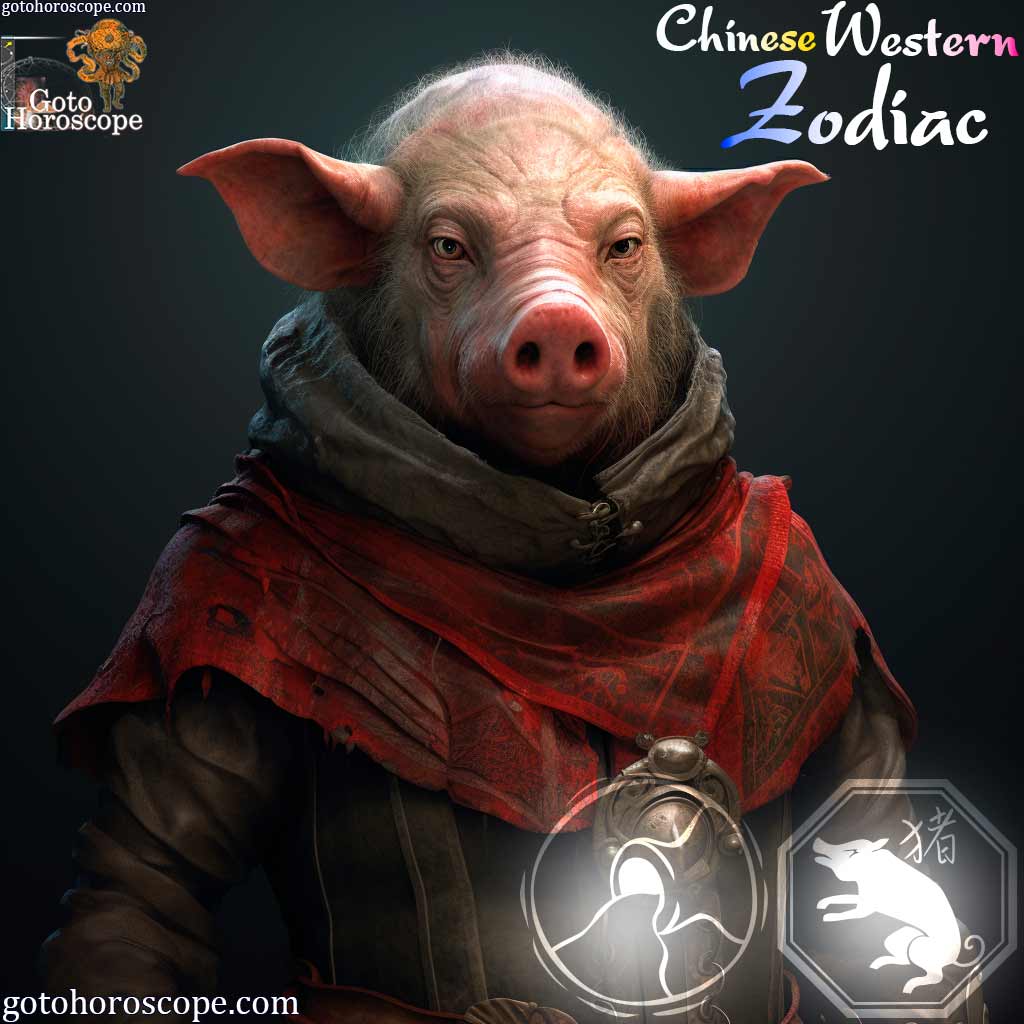 Aquarius Pig Personality Image