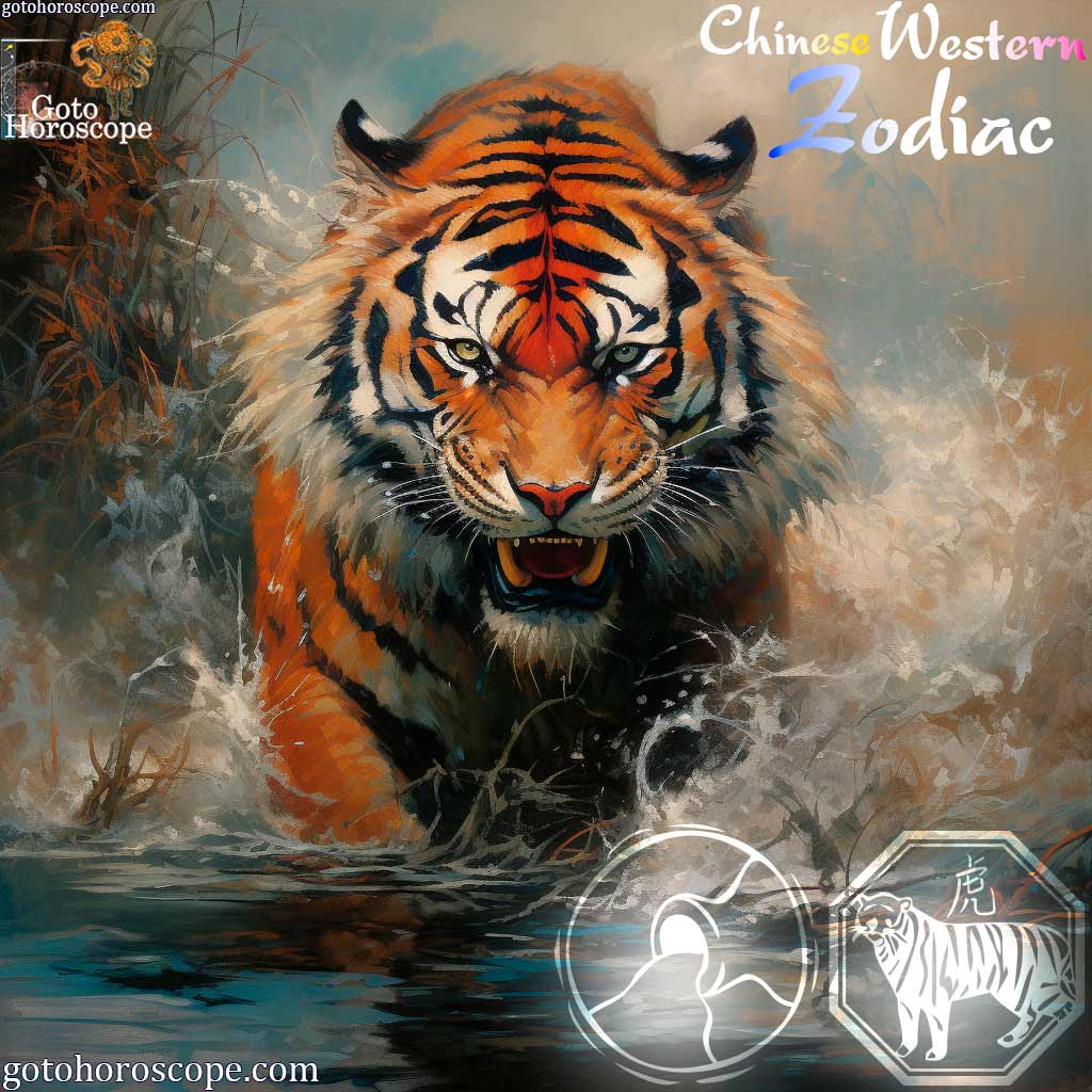 Aquarius Tiger Personality Image