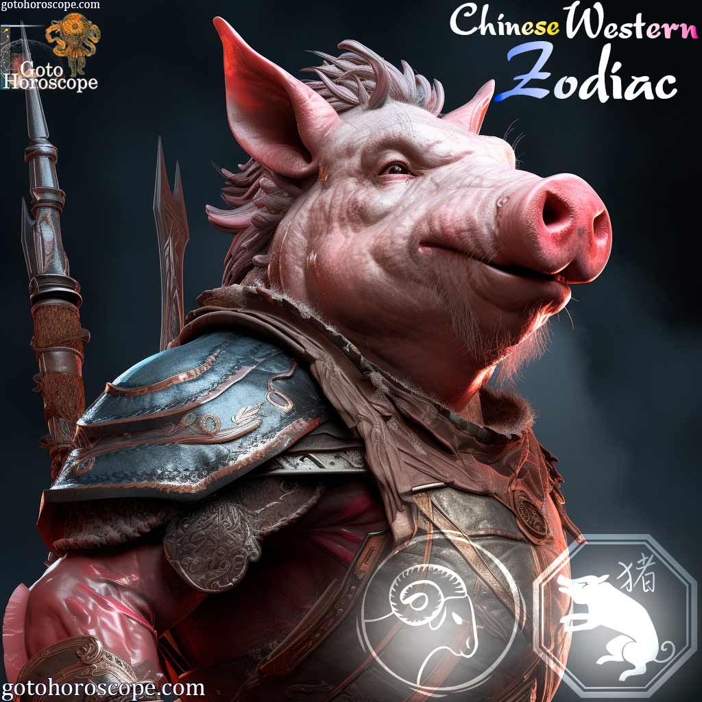 Aries Pig Personality Image