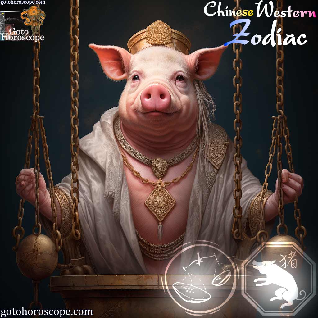 Libra Pig Personality Image